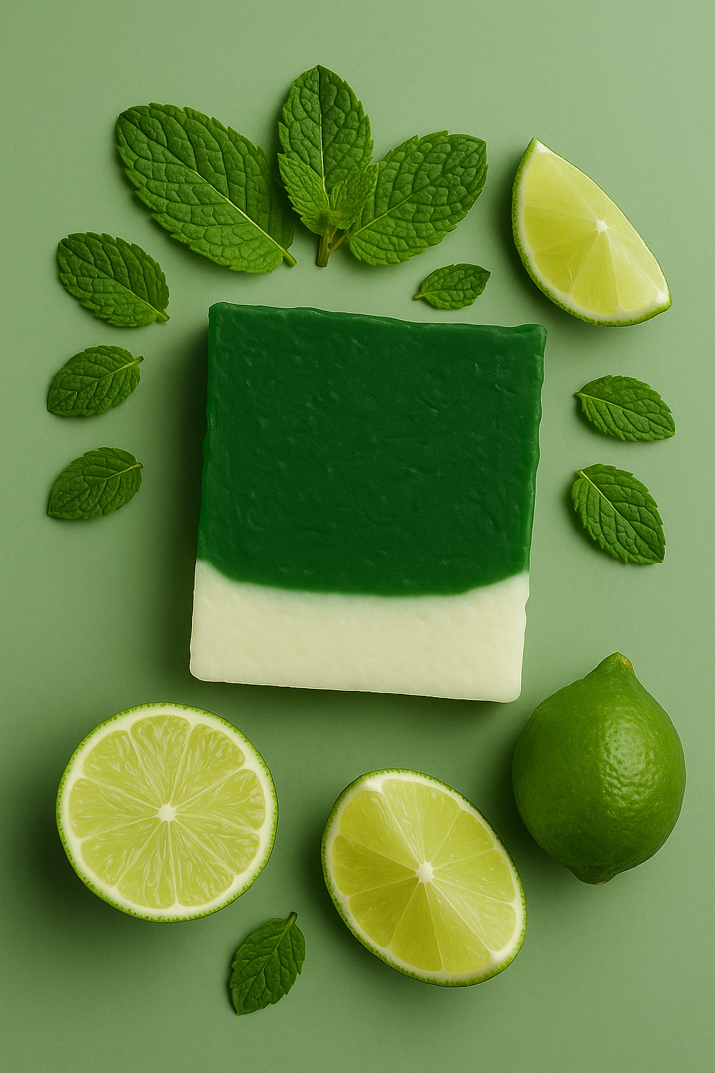 SKINixir™ Peppermint, Lime & Neem | Handmade Organic Acne Care, Skin Balancing & Pore Cleansing Soap Bar - SKINixir